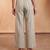 Women's beige cotton blend trouser | foil solid stylish ethnic wear bottoms | trendy casual & everyday wear for women