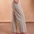 Women's beige cotton blend trouser | foil solid stylish ethnic wear bottoms | trendy casual & everyday wear for women