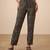 Women's black cotton blend trouser | botanical printed stylish ethnic wear bottoms | trendy casual & everyday wear