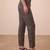 Women's black cotton blend trouser | botanical printed stylish ethnic wear bottoms | trendy casual & everyday wear