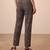 Women's black cotton blend trouser | botanical printed stylish ethnic wear bottoms | trendy casual & everyday wear