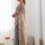 Grey ethnic motifs embroidered bagh saree