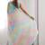 Multicolor leheriya mirror work leheriya saree
