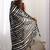Black embellished sequinned heavy work saree