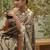 Beige women beige sarees