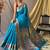 Blue blue silk blend woven design sarees