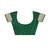 Green green silk blend woven design sarees