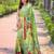 Green woven design zari paithani saree