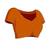 Orange woven design saree with unstitched blouse piece