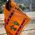 Orange woven design silk blend paithani saree