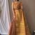 Purple woven design zari tissue saree with unstitched blouse piece