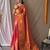 Pink woven design zari tissue saree