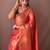 Pink woven design zari tissue saree