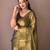 Green woven design zari tissue saree