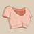 Peach woven design zari tissue saree with unstitched blouse piece