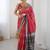 Pink bandhani zari pure cotton bandhani saree
