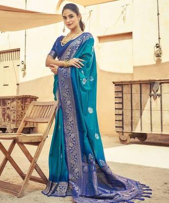 Teal teal kanjeevaram sarees 4