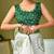 White floral pure cotton saree