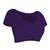 Purple sequinned poly chiffon saree