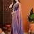 Multicolor embellished beads and stones organza heavy work saree