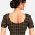 Black cotton spandex bandani printed stretchable readymade saree blouse