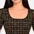Black cotton spandex bandani printed stretchable readymade saree blouse