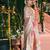 Cream floral printed zari art silk kanjeevaram saree