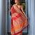 Maroon woven design zari art silk kanjeevaram saree