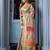 Green floral printed zari art silk kanjeevaram saree