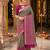 grey jacquard saree with silver zari weaving     elegant party wear ethnic saree