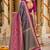 navy blue jacquard saree with silver zari weaving     elegant party wear ethnic saree