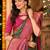 green jacquard saree with silver zari weaving     elegant party wear ethnic saree