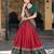 Wonderful Red Digital Printed Silk Wedding Wear Lehenga Choli