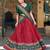 Wonderful Red Digital Printed Silk Wedding Wear Lehenga Choli