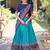 Graceful Sky Blue Printed Silk Marriage Wear Lehenga Choli With Dupatta