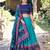 Graceful Sky Blue Printed Silk Marriage Wear Lehenga Choli With Dupatta
