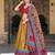 Chic Mustard Yellow Printed Silk Haldi Wear Lehenga Choli With Dupatta