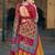 Chic Mustard Yellow Printed Silk Haldi Wear Lehenga Choli With Dupatta