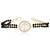 Gold-plated cubic zirconia stone studded & beaded wraparound bracelet
