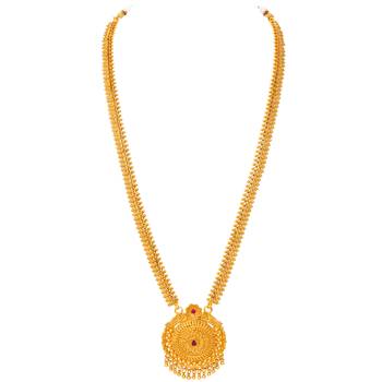Short long necklace earrings set maharani haar south temple jewelry 4