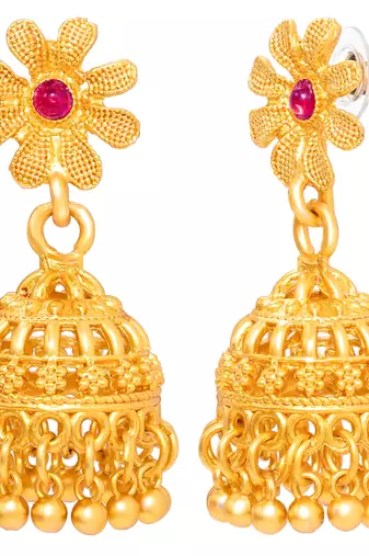 Short long necklace earrings set maharani haar south temple jewelry