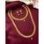 Women's gold toned maharani haar long necklace short necklace & drop