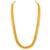 Gold plated maharani haar necklace with earrings south festive wear