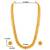 Women's gold toned long maharani haar necklace with stud earrings south