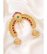 Ethnic hair juda pin brooch festive bridal jewelry for women