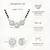 Women's brass silver toned triple round mangalsutra set with s-hook