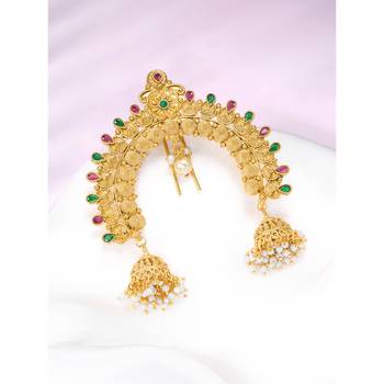 Ethnic hair juda pin brooch traditional jewelry for women 1
