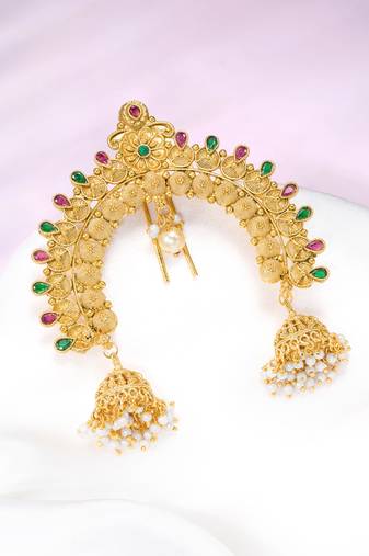 Ethnic hair juda pin brooch traditional jewelry for women