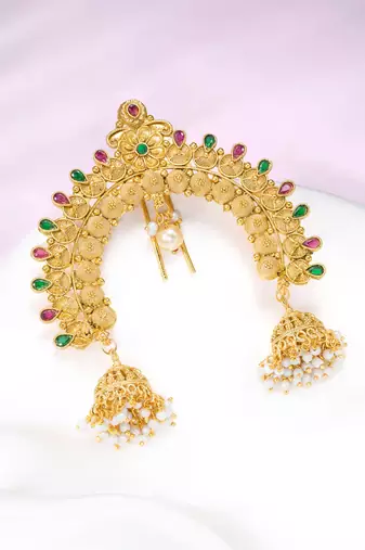 Ethnic hair juda pin brooch traditional jewelry for women