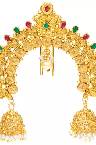 Ethnic hair juda pin brooch traditional jewelry for women